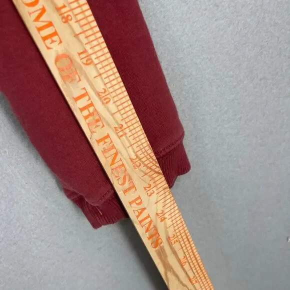 John Galt Cropped Sweatshirt Womens Md Red Brandy Melville Boston Preppy Casual - Picture 8 of 10